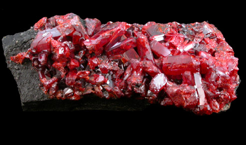 Realgar from Getchell Mine, Humboldt County, Nevada