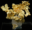 Gold (crystallized) Weight: 3.8 grams from Eagle's Nest Mine, Placer County, California