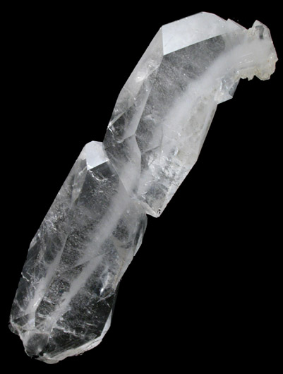 Quartz var. Faden-habit from near Quetta, Baluchistan, Pakistan