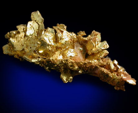 Gold (crystallized) from Placer County, California