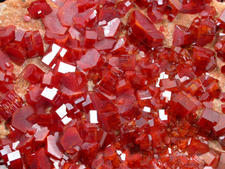 Vanadinite from Mibladen, Haute Moulouya Basin, Zeida-Aouli-Mibladen belt, Midelt Province, Morocco