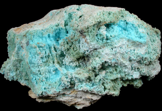 Chalcoalumite from Grandview Mine, Coconino County, Arizona