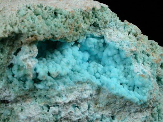 Chalcoalumite from Grandview Mine, Coconino County, Arizona