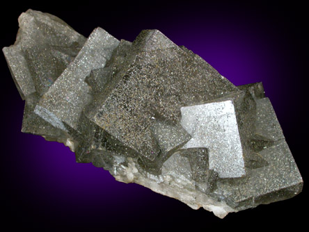 Fluorite with Pyrite from Ladywash Mine, Eyam, North Derbyshire, England