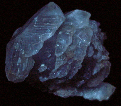 Calcite with Fluorite from Denton Mine, Harris Creek District, Hardin County, Illinois