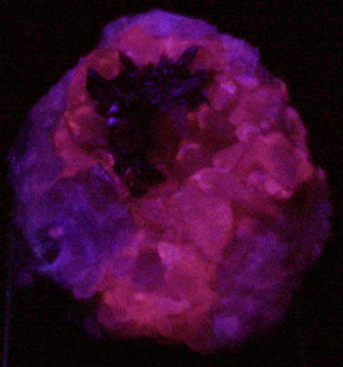 Erythrite on cobalt-rich calcite from Bou Azzer District, Anti-Atlas Mountains, Tazenakht, Ouarzazate, Morocco (Type Locality for Erythrite)