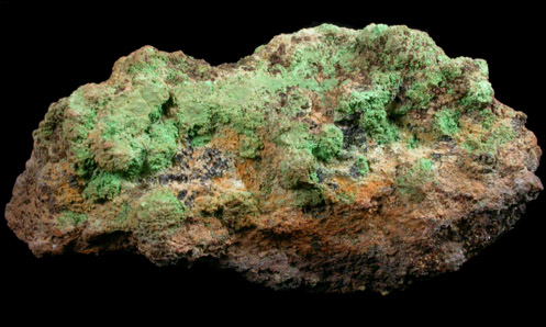 Chenevixite from Volcano-Sunnyside Mine, Harshaw District, Santa Cruz County, Arizona