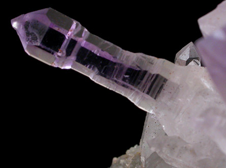 Quartz var. Amethyst Scepter from Tafelkop, Goboboseb Mountains, 27 km west of Brandberg Mountain, Erongo region, Namibia