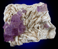 Fluorite on Barite from Caldwell Stone Quarry, Danville, Boyle County, Kentucky