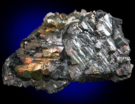Pyrite with Covellite from Butte Mining District, Summit Valley, Silver Bow County, Montana