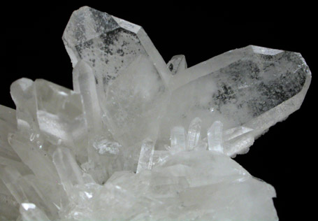 Quartz (Japan Law-twinned) from Black Pine Mine, Flint Creek Valley, Granite County, Montana