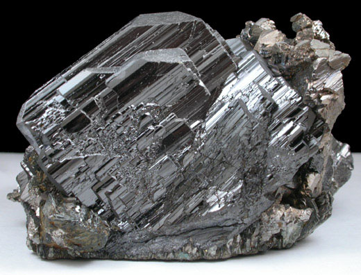 Ferberite and Arsenopyrite from Panasqueira Mine, Barroca Grande, 21 km. west of Fundao, Castelo Branco, Portugal