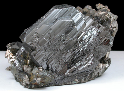 Ferberite and Arsenopyrite from Panasqueira Mine, Barroca Grande, 21 km. west of Fundao, Castelo Branco, Portugal