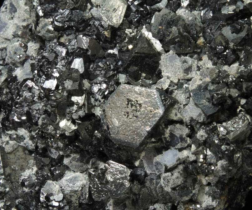 Tetrahedrite, Sphalerite, Pyrite from Herja Mine, Baia Mare, Maramures, Romania