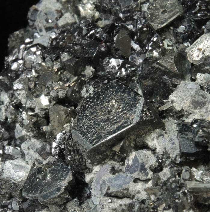 Tetrahedrite, Sphalerite, Pyrite from Herja Mine, Baia Mare, Maramures, Romania