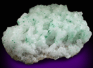 Calcite with Malachite from Concepcin del Oro, Zacatecas, Mexico