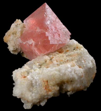 Fluorite (pink) from Tour Noir, Argentiere, Haute-Savoie, France