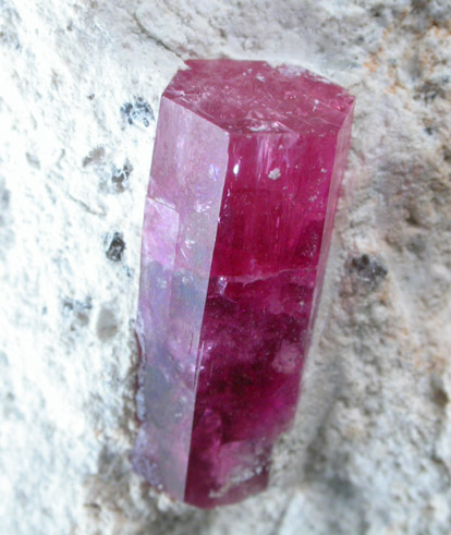 Beryl var. Red Beryl (Bixbite) from Violet Claims, Wah Wah Mountains, Beaver County, Utah