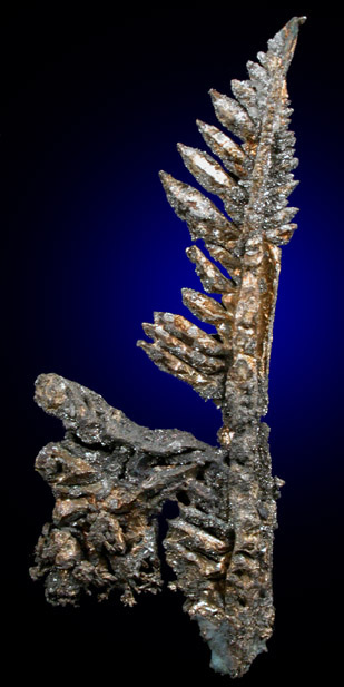 Silver with Acanthite from Andres del Rio District, Batopilas, Chihuahua, Mexico