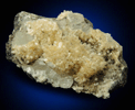 Stilbite on Calcite with (?) from 63rd Street Subway Tunnel, Manhattan Island, New York City, New York County, New York