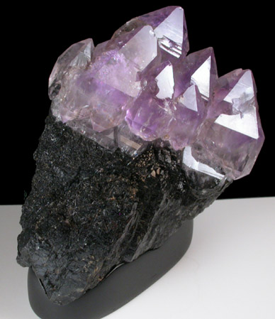 Quartz var. Amethyst from Pohndorf Mine, Jefferson County, Montana