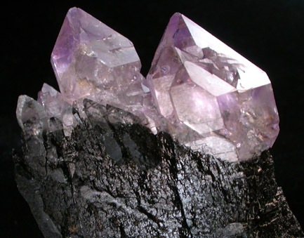 Quartz var. Amethyst from Pohndorf Mine, Jefferson County, Montana