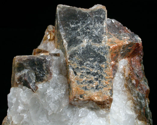 Andalusite from Heimspitze, Voralberg, Austria