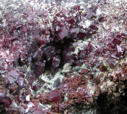 Cuprite and Copper from Bisbee, Warren District, Cochise County, Arizona