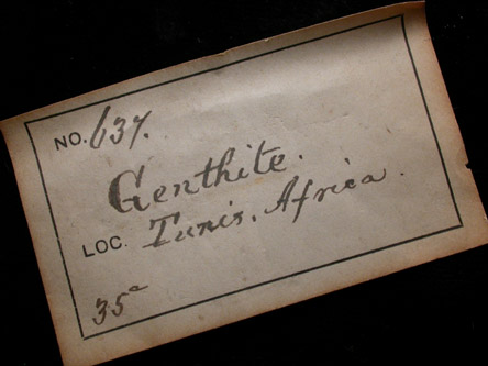 Genthite (Nepouite-Pecoraite) from Tunisia