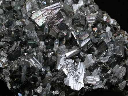 Cassiterite with Quartz from Huanuni District, Dalence Province, Oruro Department, Bolivia