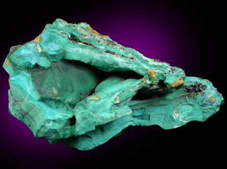 Malachite from Copper Queen Mine, Bisbee, Warren District, Cochise County, Arizona