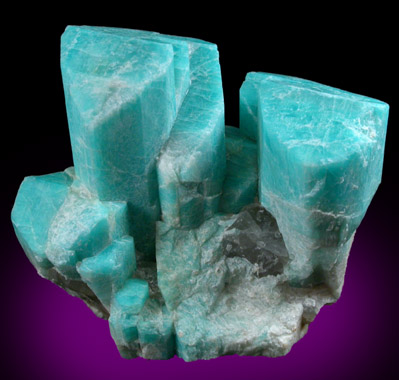 Microcline var. Amazonite from Lake George District, Park County, Colorado