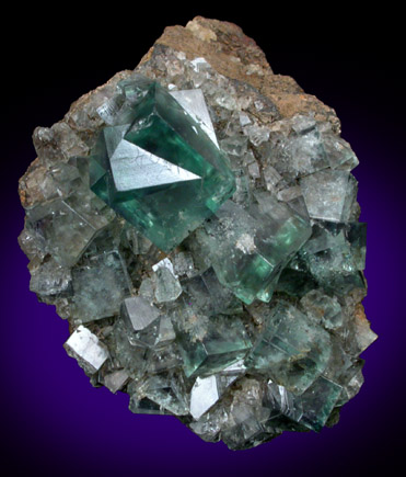 Fluorite from Blue Circle Quarry, Weardale, County Durham, England