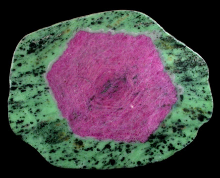 Corundum var. Ruby in Zoisite from Longido, Arusha, Tanzania