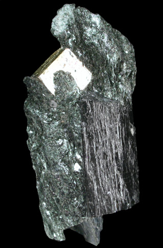 Pyrite, Hornblende, Actinolite from Chester, Windsor County, Vermont