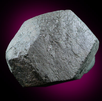 Chlorite-Magnetite-Amphibole var. Ripidolite pseudomorph after Almandine Garnet from Michigamme Mine, Marquette County, Michigan