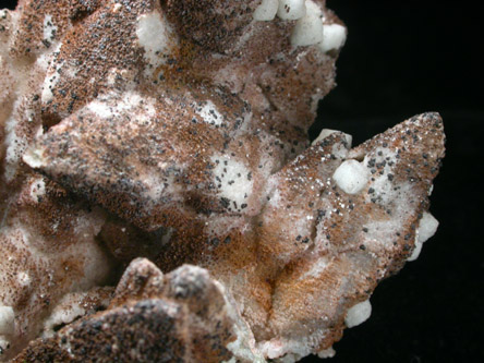 Quartz pseudomorphs after Calcite and Fluorite from Black Knife Mine, Cuchillo Negro District, Sierra County, New Mexico