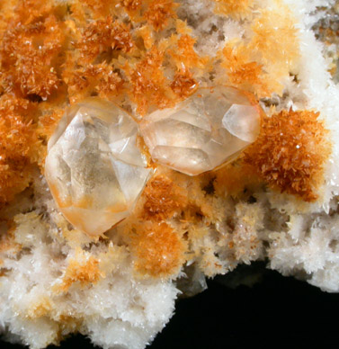 Strontianite and Calcite from Faylor-Middle Creek Quarry, 3 km WSW of Winfield, Union County, Pennsylvania
