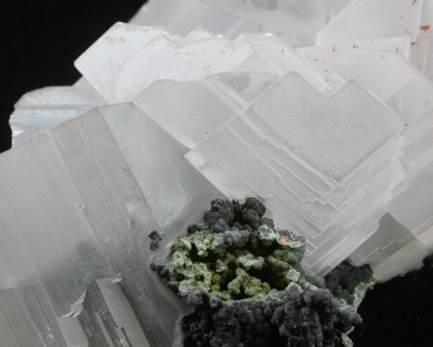 Calcite with Duftite from Tsumeb Mine, Otavi-Bergland District, Oshikoto, Namibia (Type Locality for Duftite)