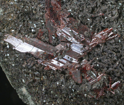 Rutile from Davis Farm, Bethel, Windsor County, Vermont