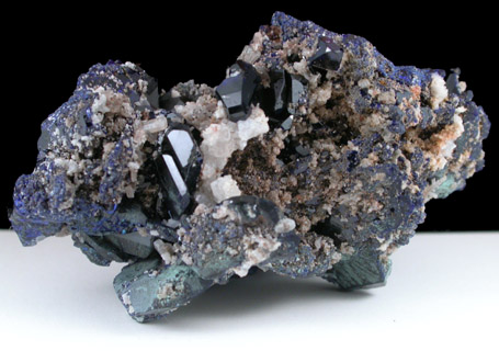 Azurite from Tsumeb Mine, Otavi-Bergland District, Oshikoto, Namibia