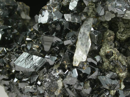 Cassiterite with Quartz from Ehrenfriedersdorf, Saxony, Germany