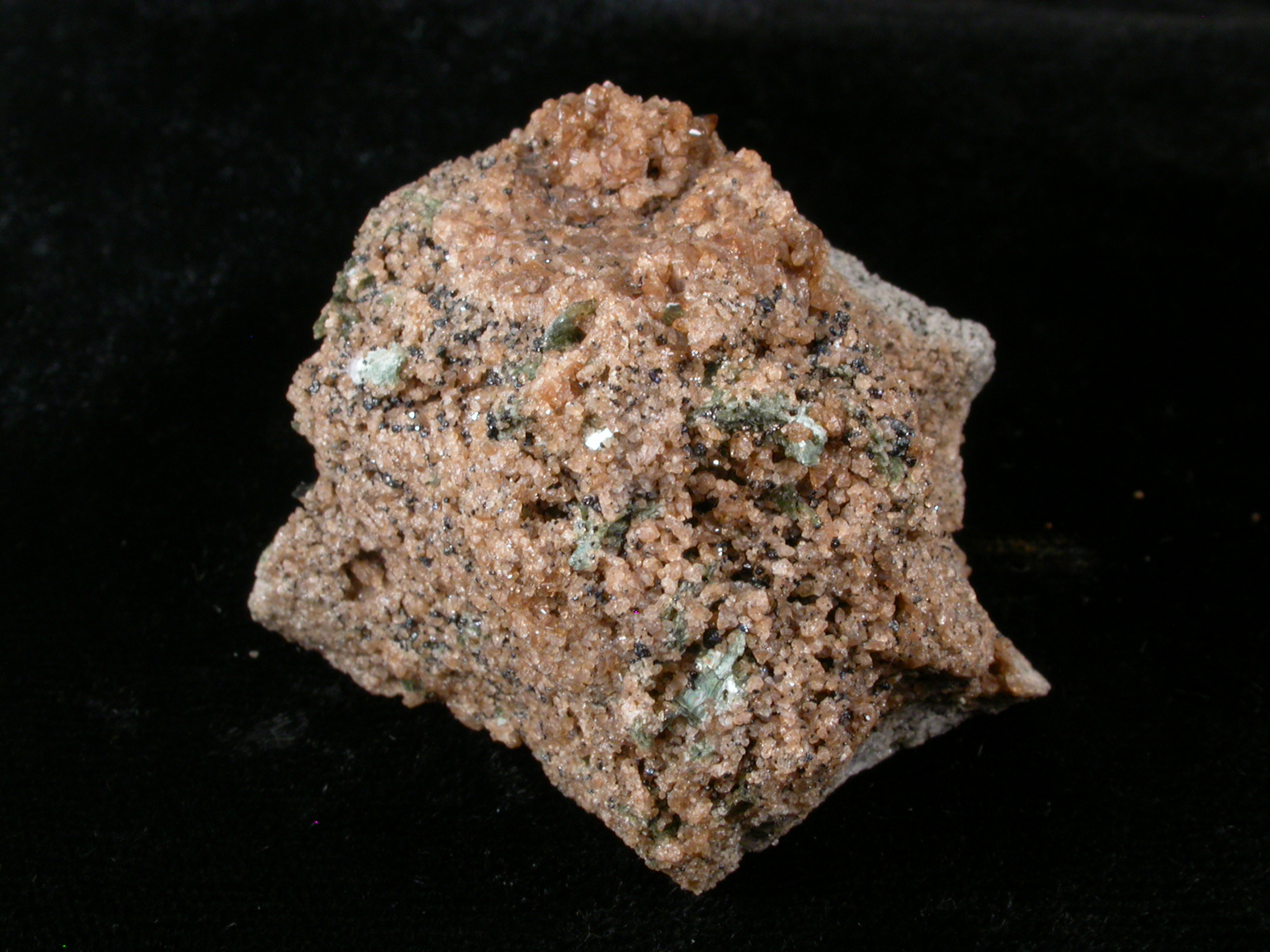 Forsterite with Spinel and Biotite var. Meroxite from Monte Somma-Vesuvius Complex, Napoli, Campania, Italy (Type Locality for Forsterite)