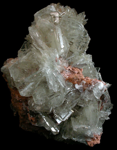 Barite on Dolomite from Cerro Warihuyn, Huanuco Department, Peru