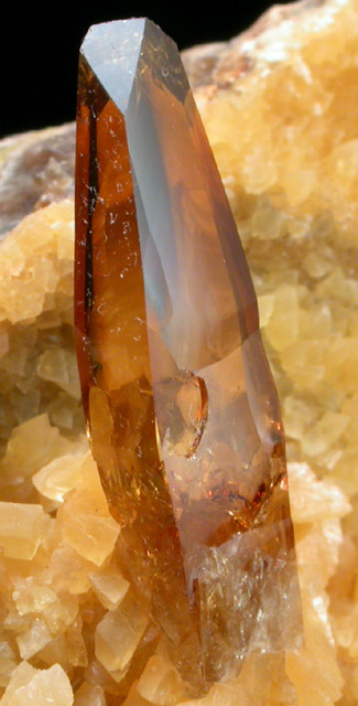 Barite on Calcite from Elk Creek, near Elm Springs, Meade County, South Dakota