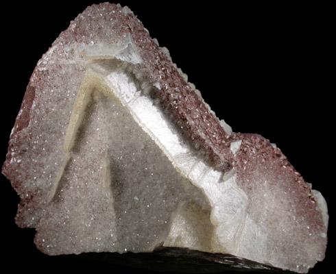 Dolomite twinned crystals with Hematite from Brumado District, Serra das guas, Bahia, Brazil