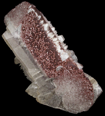 Dolomite twinned crystals with Hematite from Brumado District, Serra das guas, Bahia, Brazil