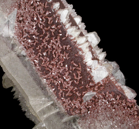 Dolomite twinned crystals with Hematite from Brumado District, Serra das guas, Bahia, Brazil