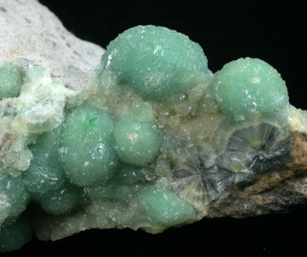 Wavellite from Maudlin Mountain, Montgomery County, Arkansas