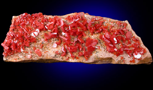 Vanadinite from Mibladen, Haute Moulouya Basin, Zeida-Aouli-Mibladen belt, Midelt Province, Morocco